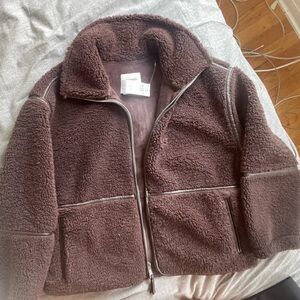Abercrombie Medium Faux Fur Jacket w/ Tags